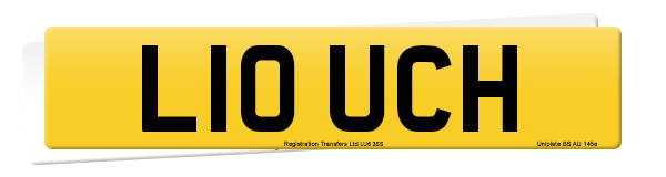 Registration number L10 UCH